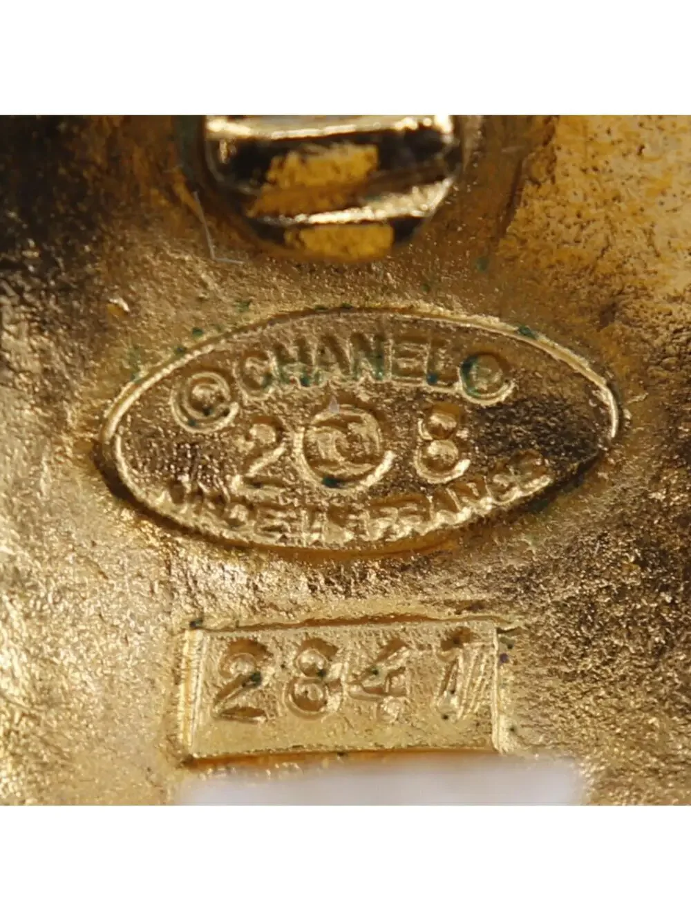 Chanel Cc Logo Clip-On Earrings Metal #208373C10B